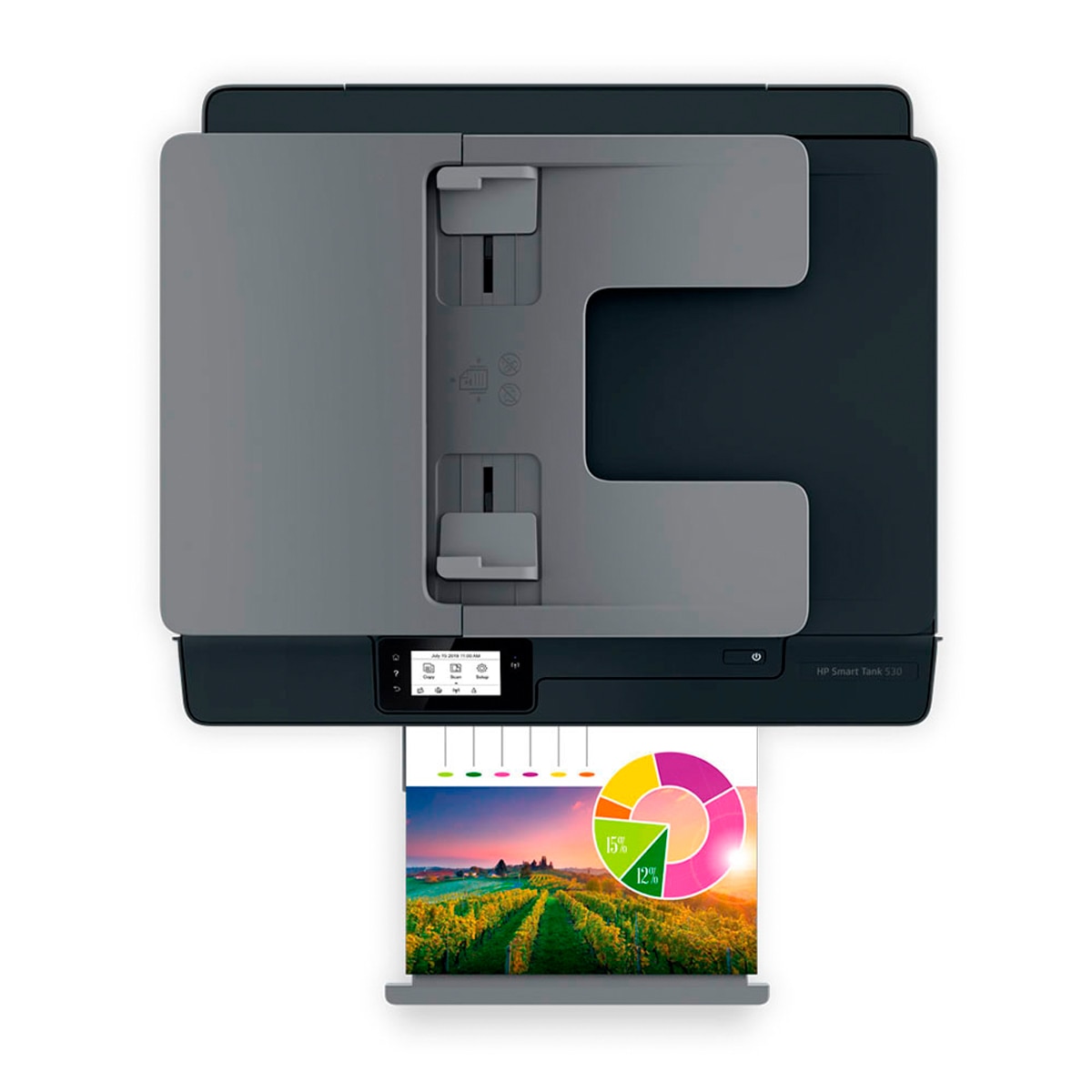 Impresora HP Multifunción  Smart Tank 530 Color Usb Wifi